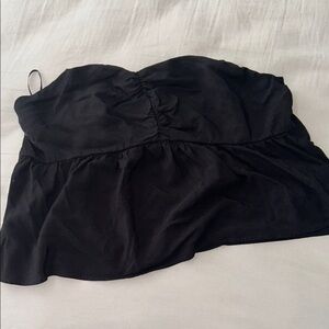 Express Black Strapless Dress